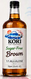 Bottle of Kori Sugar-Free Brown Syrup, 1:1 allulose
